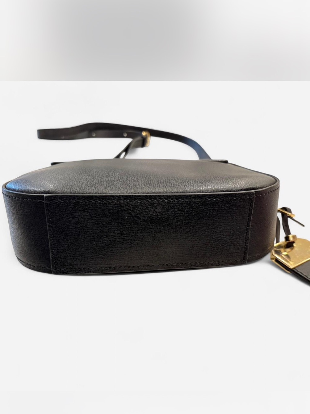 Marc Jacobs Black Leather Saddle Crossbody Bag - Picture 5 of 8